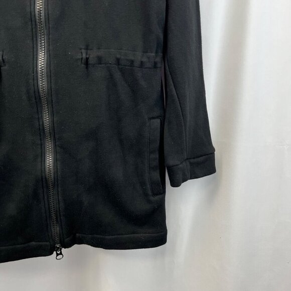 Zyia Active Womens Full Zip Sweatshirt Long Hoodie Jacket Black Size Medium - Picture 4 of 8